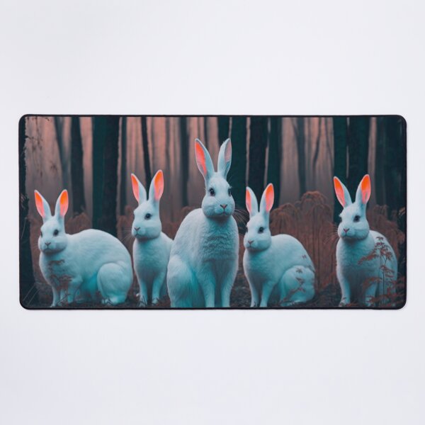 Item preview, Freaky Easter Bunny Portrait designed and sold by DoctorRot.