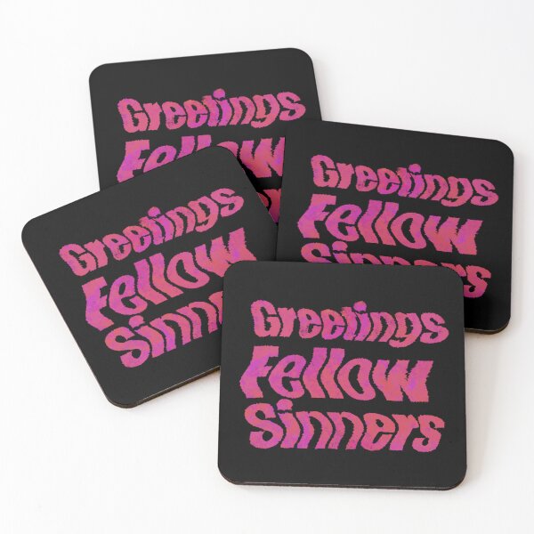 Item preview, Greetings Fellow Sinners (Pink) designed and sold by O1RSH.