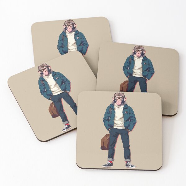 Item preview, Hipster Baboon V15 designed and sold by HipsterAnimals.