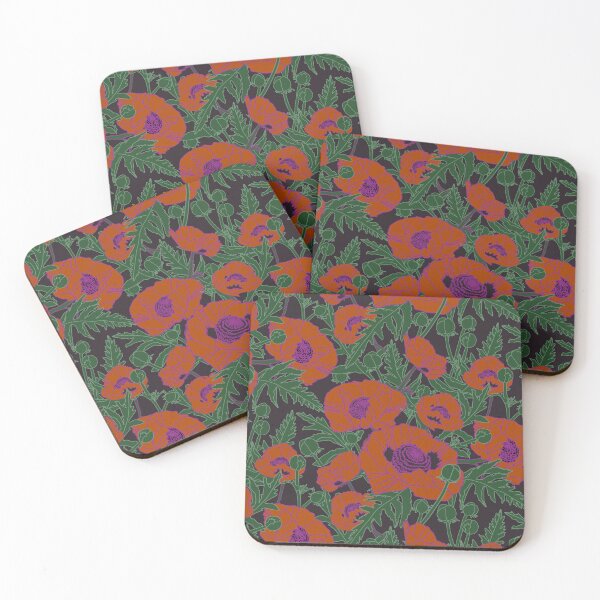 Item preview, Luminescent Oriental Poppies designed and sold by MoonrockCoven.