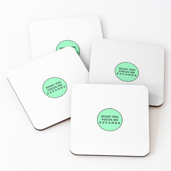 Item preview, WHAT YOU FOCUS ON EXPANDS Zen Motivation designed and sold by Inspirationmotivation.
