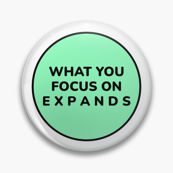 Item preview, WHAT YOU FOCUS ON EXPANDS Zen Motivation designed and sold by Inspirationmotivation.