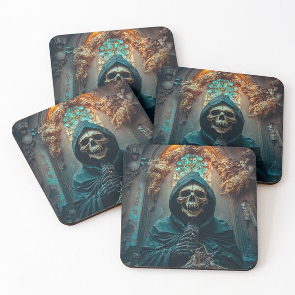 Item preview, Gothic Skeleton Skull Priest in Dark Church 2 designed and sold by DoctorRot.