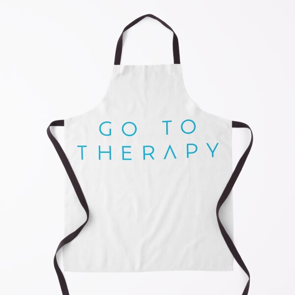 Item preview, Go to Therapy Thin Text Blue designed and sold by Not Lost Wanderer Design.