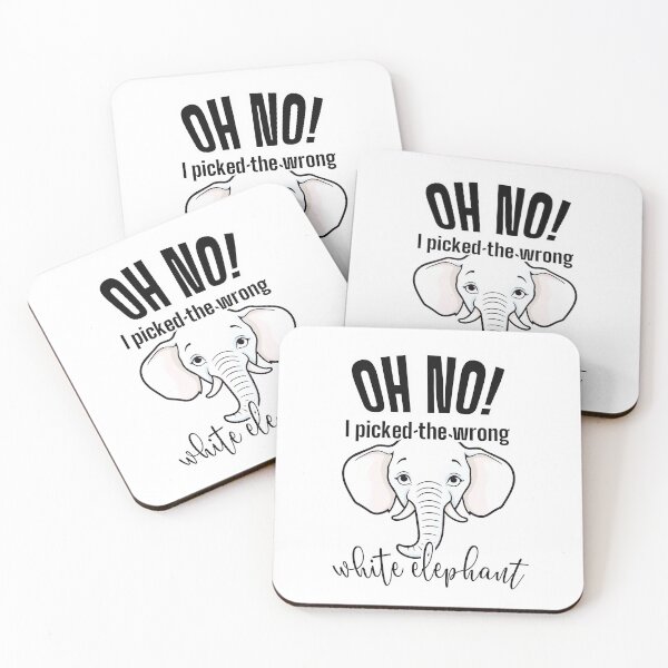 Item preview, Oh no I picked the wrong white elephant designed and sold by knuppify.