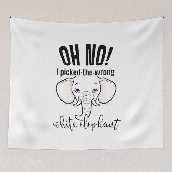 Item preview, Oh no I picked the wrong white elephant designed and sold by knuppify.