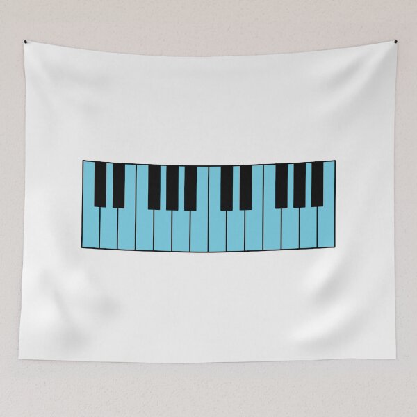Item preview, Piano keyboard blue  pianist designed and sold by Inspirationmotivation.