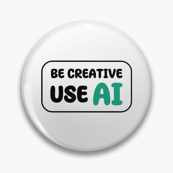 Item preview,  Be Creative with AI Sticker - AI Assisted Creativity Sticker for Designers and Artists designed and sold by unnonx.