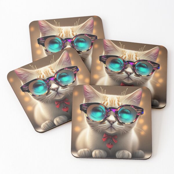 Item preview, Amazing cat with glasses designed and sold by Canala77.