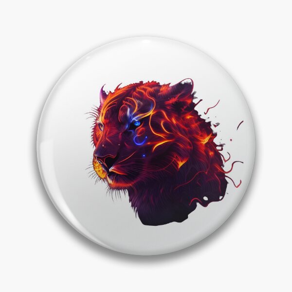 Item preview, Fiery Lion Head designed and sold by Queen1120.