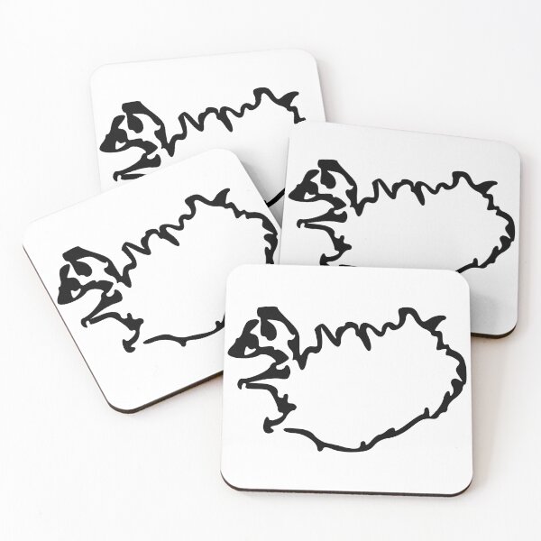 Item preview, Iceland (Ísland) Minimalistic Country Outline designed and sold by Natamus.