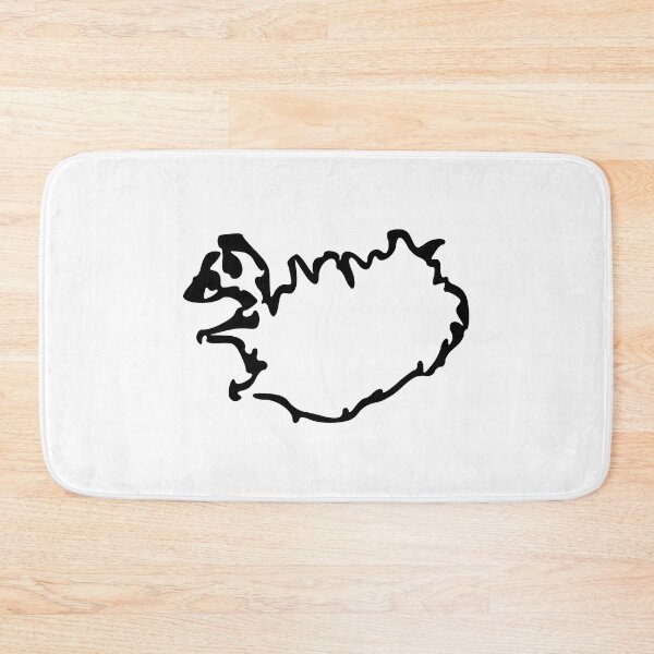 Item preview, Iceland (Ísland) Minimalistic Country Outline designed and sold by Natamus.