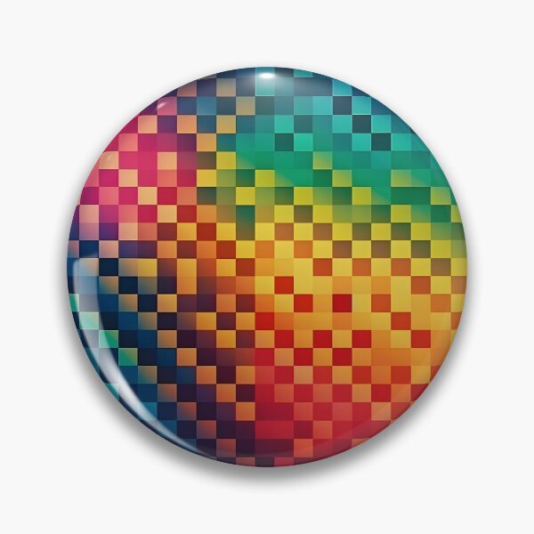 Item preview, Rainbow Gradient Colorful Checker Pattern designed and sold by PatternBestFan.