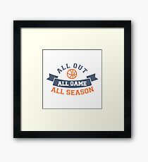 With all your strength Framed Print
