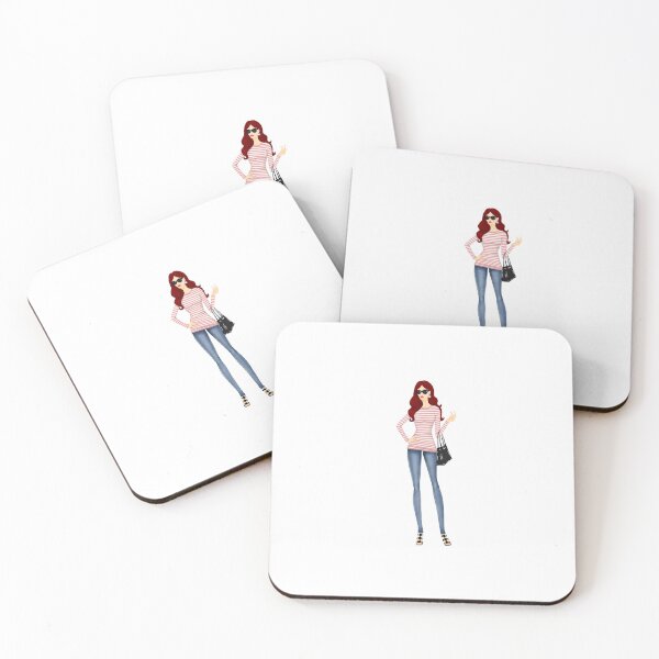 Item preview, Beautiful girl in skinny jeans designed and sold by JoelmaQ.