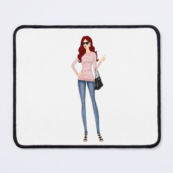 Item preview, Beautiful girl in skinny jeans designed and sold by JoelmaQ.