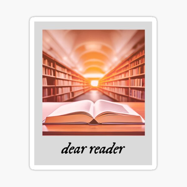 Item preview, dear reader aesthetic designed and sold by sadieillust.