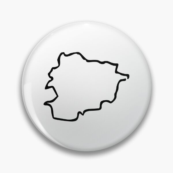 Item preview, Andorra Minimalistic Country Outline designed and sold by Natamus.