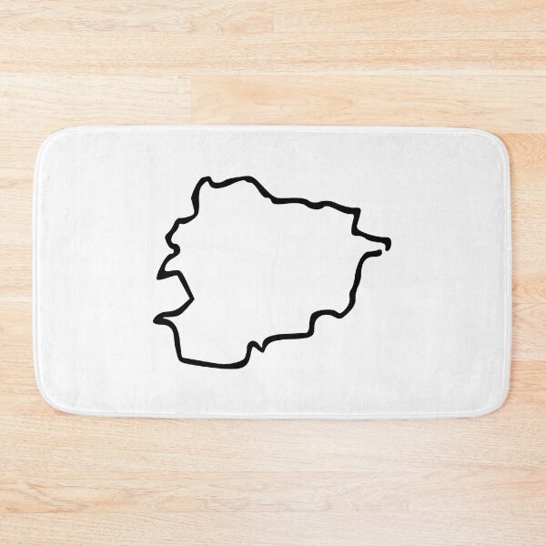 Item preview, Andorra Minimalistic Country Outline designed and sold by Natamus.