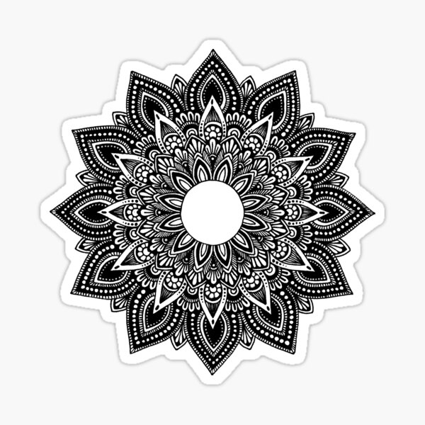 Item preview, Mandala (black) designed and sold by Calen  Picard-Carroll.