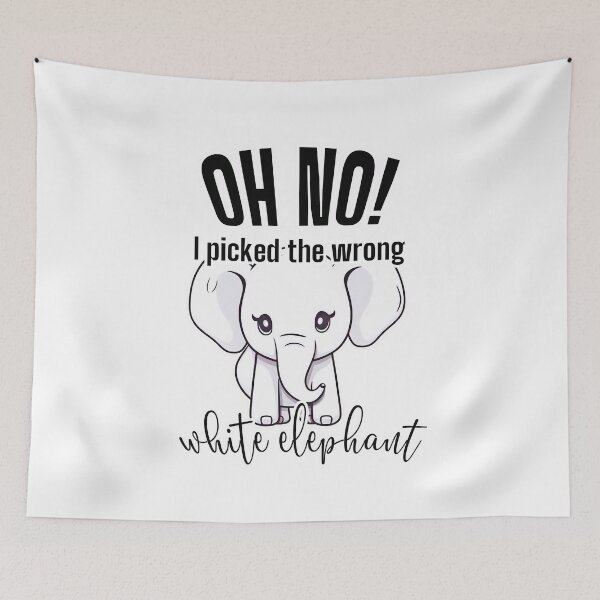 Item preview, Oh no I picked the wrong white elephant designed and sold by knuppify.
