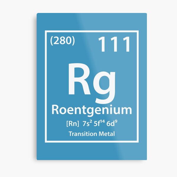 Aperçu de l'œuvre Roentgenium Element créée et vendue par cerebrands.