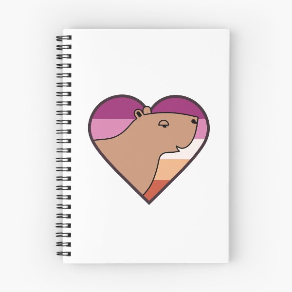 Item preview, Lesbian capybara  designed and sold by mikasa.art.