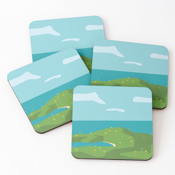 Item preview, Hawaii Minimalistic Landscape  designed and sold by ThomasTreeArt.