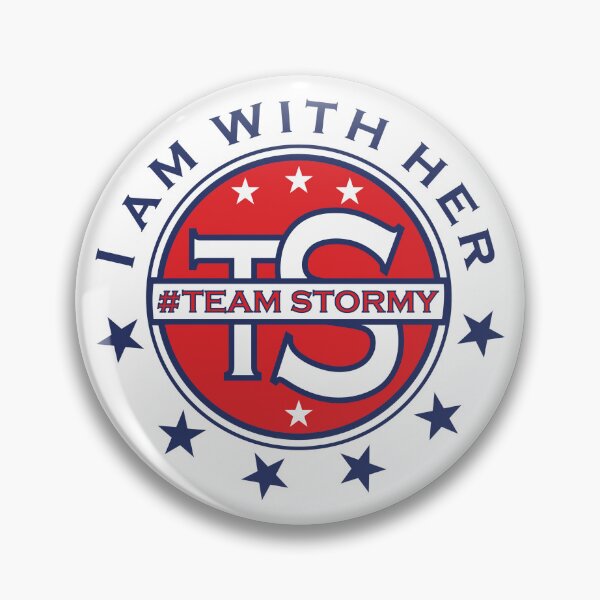 Item preview,  Team Stormy I Am With Her Political Typography American White Stars designed and sold by Zazizu.