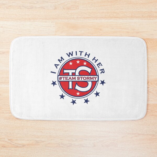Item preview,  Team Stormy I Am With Her Political Typography American White Stars designed and sold by Zazizu.