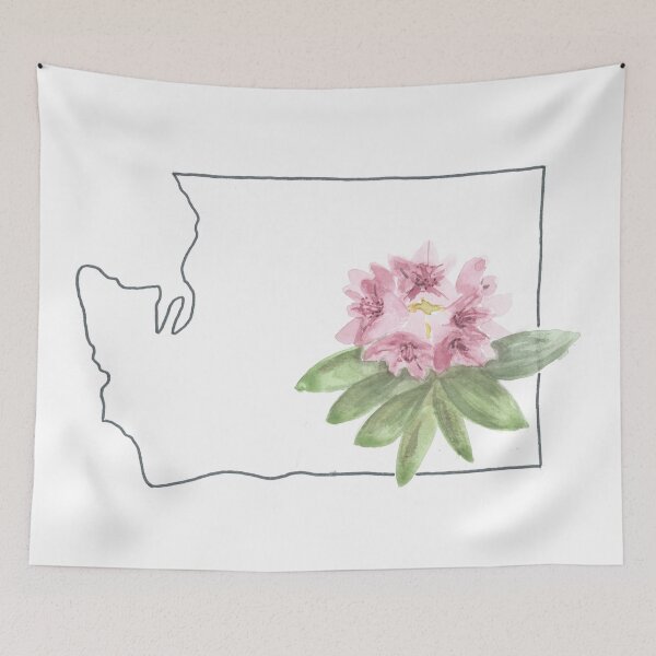 Item preview, washington rhododendron state flower designed and sold by ashymd.