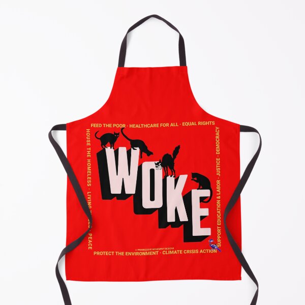 Item preview, PMD00820 Progressive Movement Designs Woke Cats design for cat lovers shows you are woke and support progressive policy goals for Democrats Independents and Bernie Sanders supporters designed and sold by ProgressiveLeft.