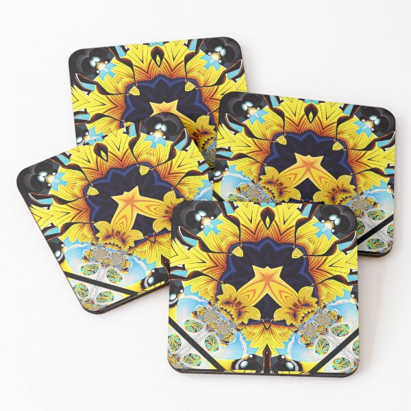 Item preview,  *Funny Abstract Bee On A Sunflower Summer Blue Sky Painting* designed and sold by Ralek.