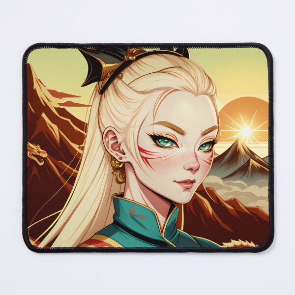 Item preview, Blonde Onna-bugeisha Sunset designed and sold by Henry Barre Art.