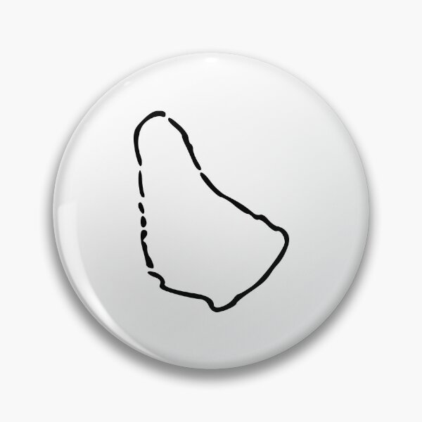 Item preview, Barbados Minimalistic Country Outline designed and sold by Natamus.