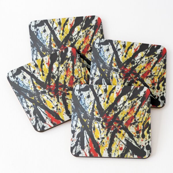 Item preview, Emotional Tides - Jackson Pollock Inspired designed and sold by aesthetic-gifts.