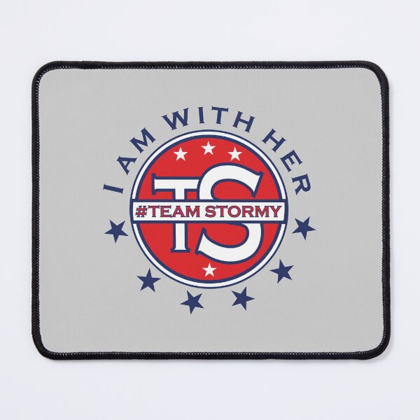 Item preview,  Team Stormy I Am With Her Political Typography American White Stars designed and sold by Zazizu.