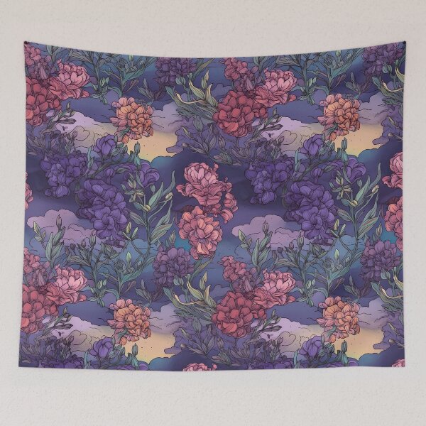 Item preview, Lavender pattern endless designed and sold by PoppinArtFox.