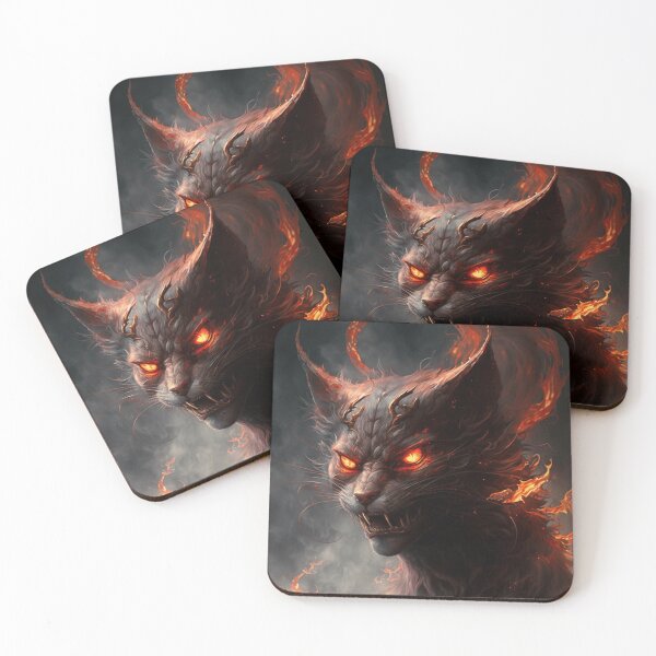 Item preview, Embers of Wrath: The Hellfire Cat Unbound designed and sold by InkspiredArt.