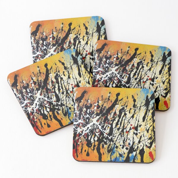 Item preview, Painterly Explosions - Jackson Pollock Inspired designed and sold by aesthetic-gifts.
