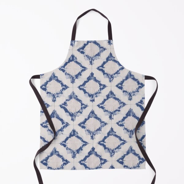 Item preview, Retro Tile Pattern Cold White and Blue designed and sold by RetroTile.