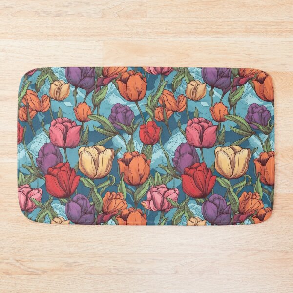 Item preview, Tulips pattern endless designed and sold by PoppinArtFox.