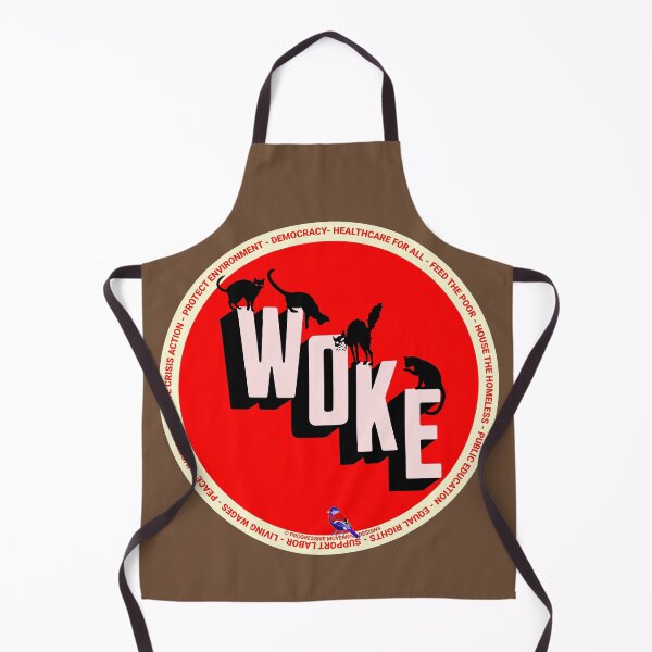 Item preview, PMD00821 Progressive Movement Designs Woke Cats design for cat lovers shows you are woke and support progressive policy goals for Democrats Independents and Bernie Sanders supporters designed and sold by ProgressiveLeft.