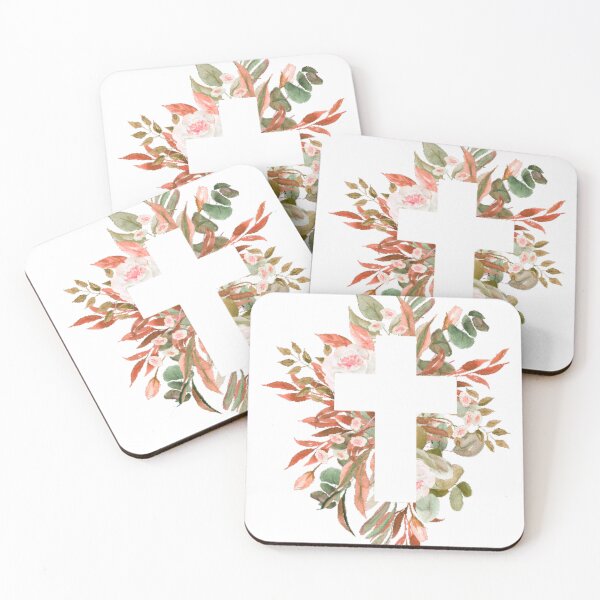 Item preview, Floral Cross Silhouette designed and sold by MochaMeli.