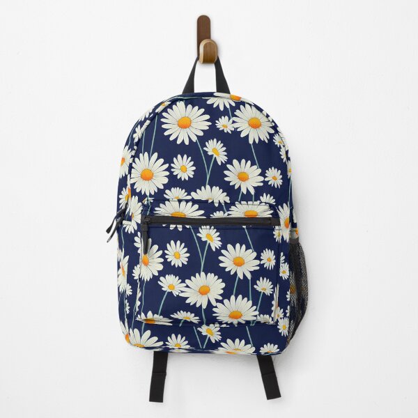 Item preview, Blue Blooming Groove: A Funky Daisy Pattern on a Blue Background designed and sold by Timothy Redman.
