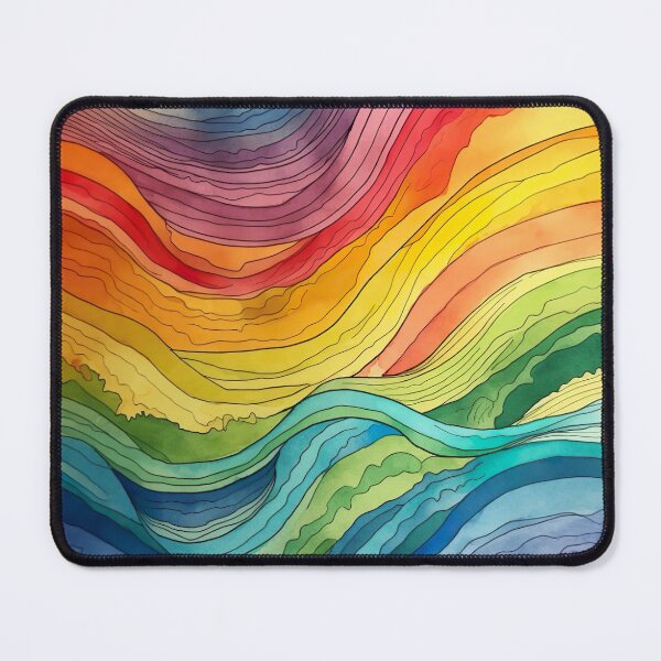 Item preview, Watercolor Wash Rainbow Flow designed and sold by Matt's Artificial Nature.