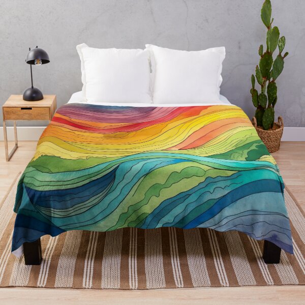 Item preview, Watercolor Wash Rainbow Flow designed and sold by Matt's Artificial Nature.