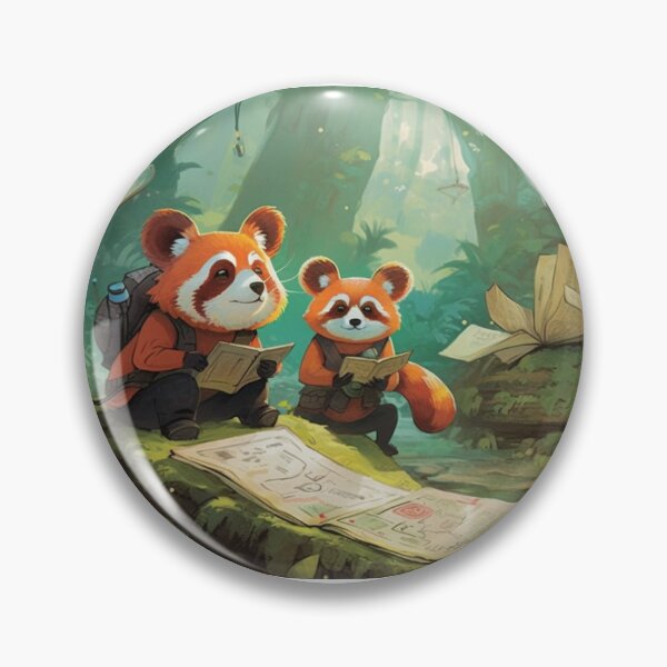 Artikelvorschau, Cute Red Pandas Adventuring Together entworfen und verkauft von MxA19.