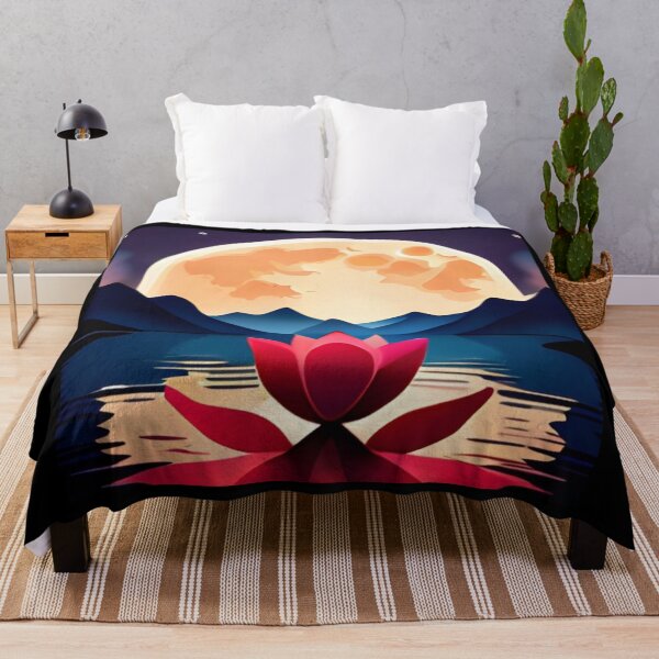 Item preview, Lotus under the Moonlight, in the mountains designed and sold by McCallnWaldo.