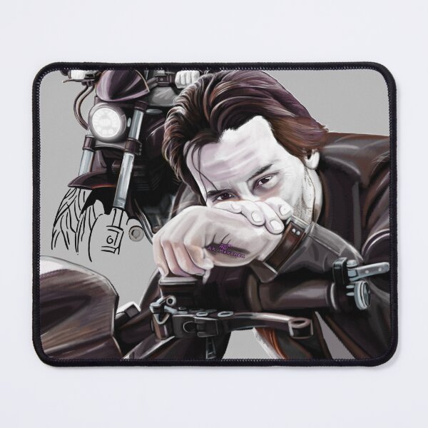 Item preview, Keanu Reeves Biker painting designed and sold by AK-Hevonen.